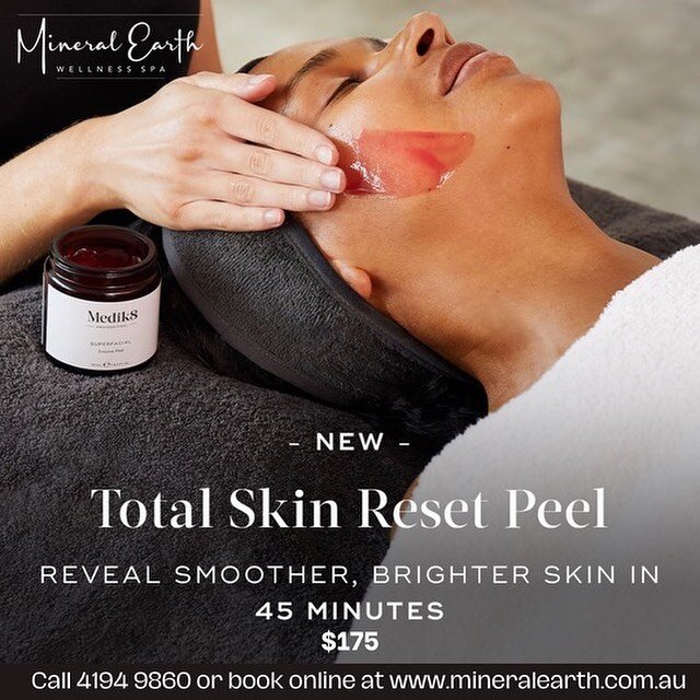 NEW PROFESSIONAL TREATMENT 

Treat stubborn skin concerns with Medik8&rsquo;s new total skin reset peel. A multi-action peel for visibly brighter and smoother skin in just 45 minutes. 

This treatment combines powerful exfoliation methods for maximum