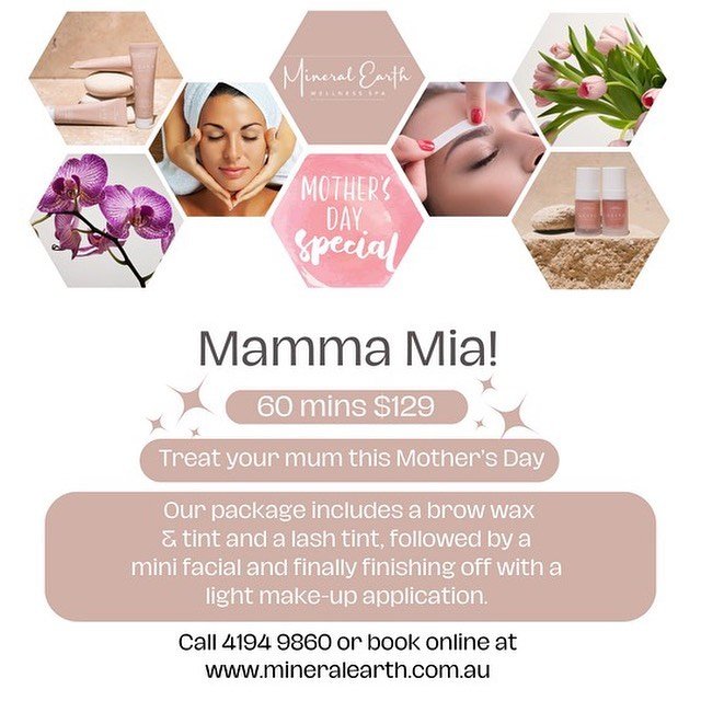Hands up if you haven&rsquo;t thought about a gift for Mother&rsquo;s Day 🙋🏻&zwj;♀️ It&rsquo;s okay, we&rsquo;ve got you covered.

You could treat that special mum in your life to a gift voucher with our Mumma Mia package. She&rsquo;ll love it! 

?