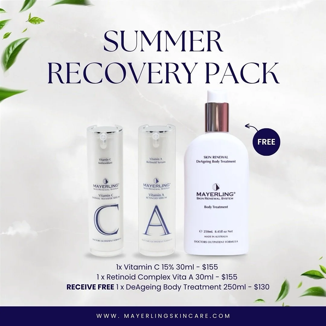 Brighten, renew, and glow! ✨
Grab your Vitamin C 15% and Retinoid Complex Vita A for $155 each and receive a FREE DeAgeing Body Treatment (valued at $130).
Radiant skin starts here 🍃
