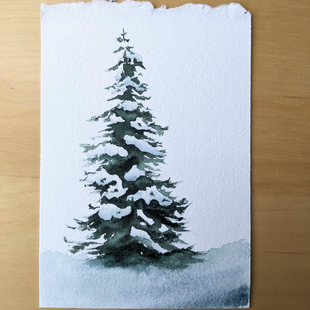 Tree with snow