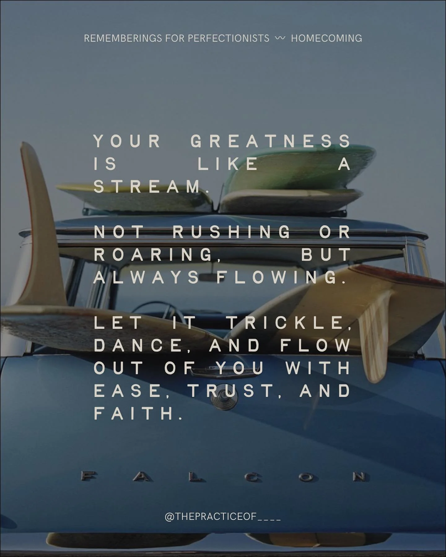 Note to perfectionists 💭

Every. single. thing. I share with my clients is something that I have worked through or am currently working through. This entire thread included.

I will never be the guide who claims to have ultimate self mastery and the