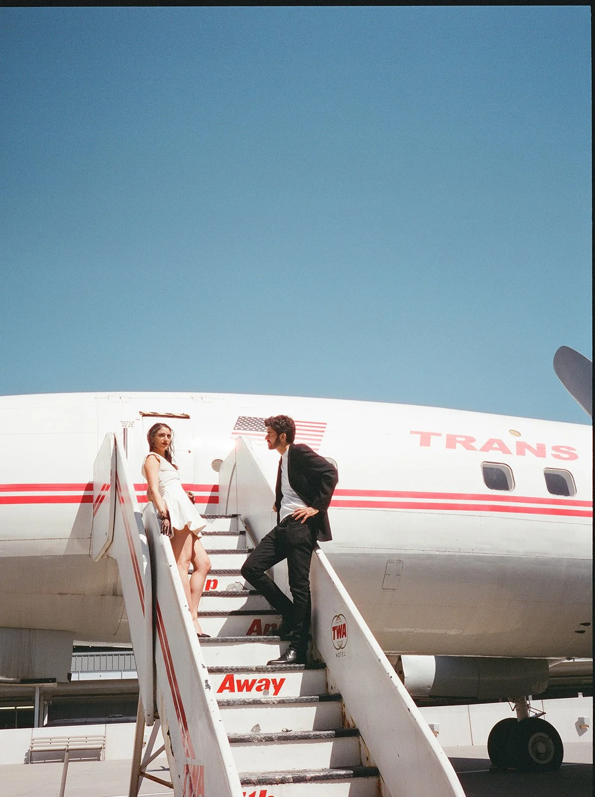 Engagement Photos at TWA Hotel | New York