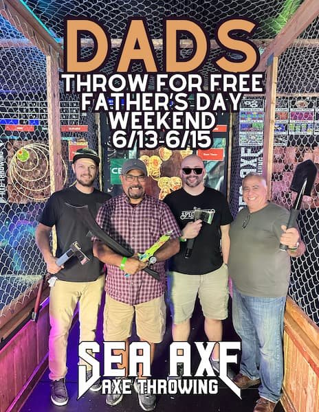 Dads Throw for Free Father's Day Weekend