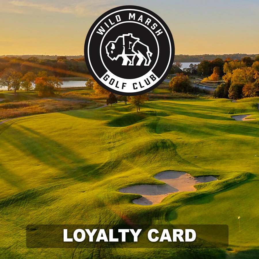 Loyalty Card — Wild Golf Club 18 Hole Championship Golf Course in Buffalo, Minnesota USA