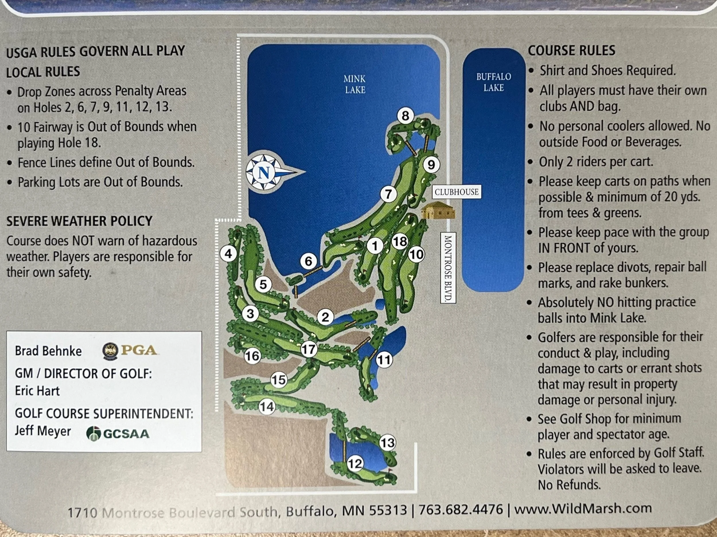 Wild Marsh Golf Course in Buffalo Minnesota USA — Wild Marsh Golf Club