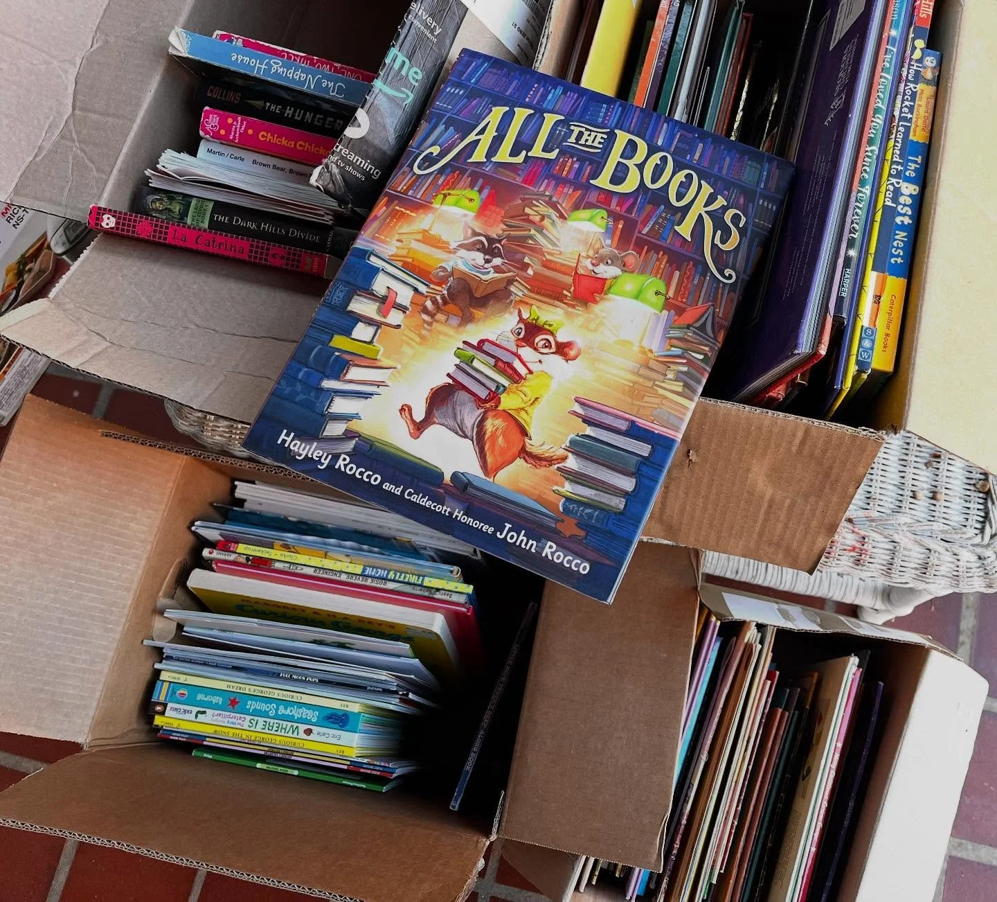 We are SO EXCITED for tonight&rsquo;s Literacy Night!!! It&rsquo;s happening! 4-6pm, see you there! 

There are so many boxes of books, plus activities, games and yes&hellip; some very special raffle prizes. A couple of the raffle prizes were even pi