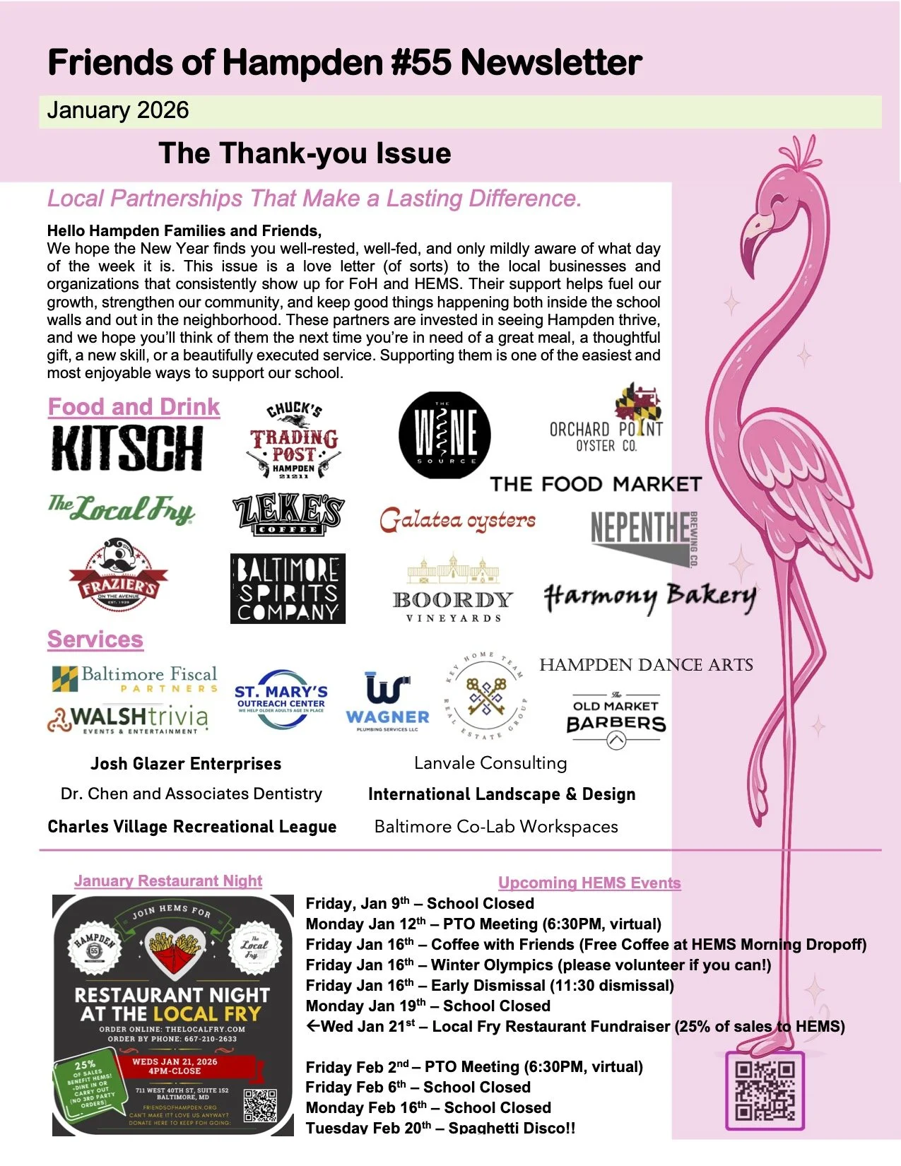 January 2026 Newsletter