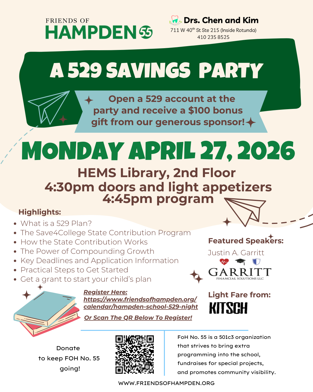 Hampden School 529 Night