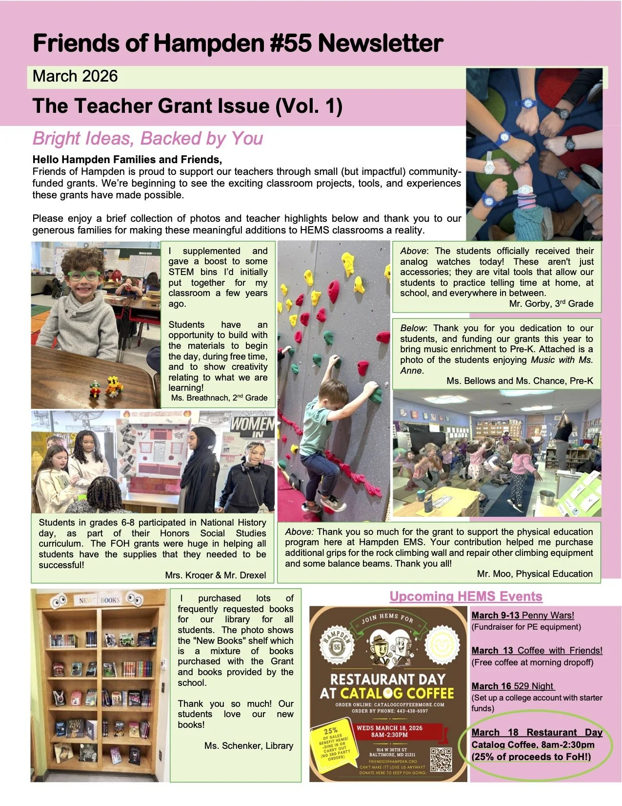 March 2026 Newsletter