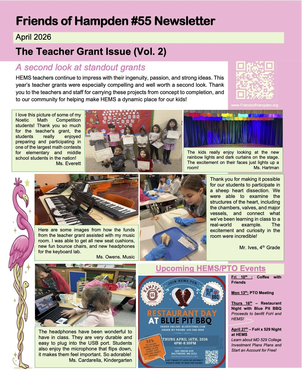 April 2026 Newsletter