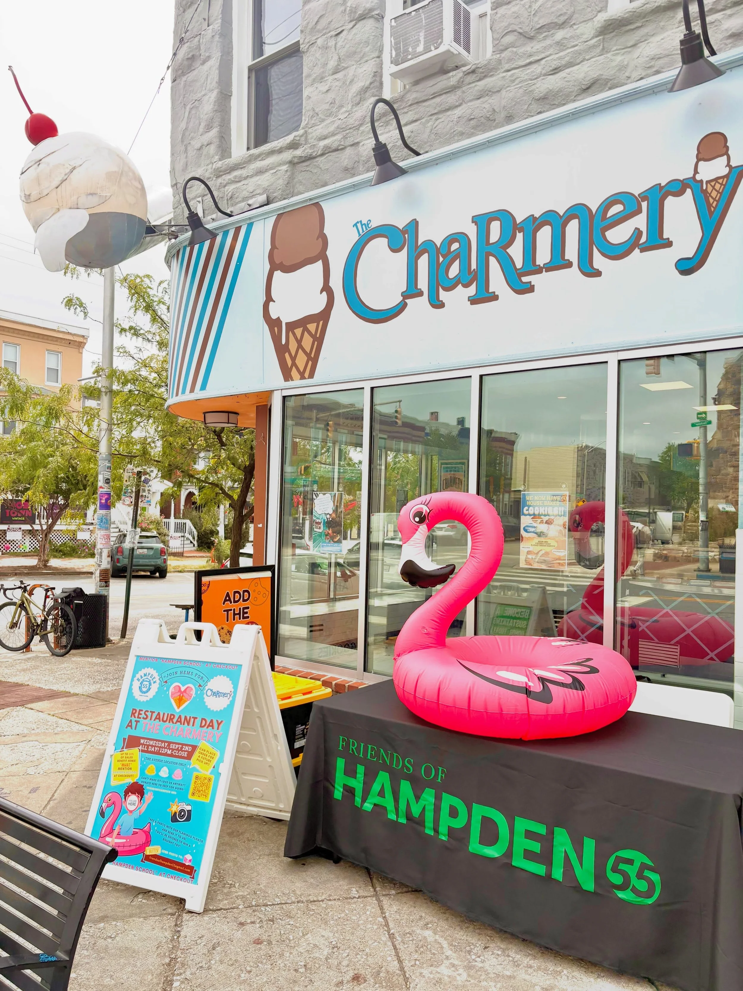We&rsquo;re ready!! From 12noon until the Charmery closes tonight, up to 20% of proceeds from all purchases will go toward Friends of Hampden! Must say &ldquo;HAMPDEN SCHOOL&rdquo; at checkout. 
With these funds, we&rsquo;re working on replacing all 