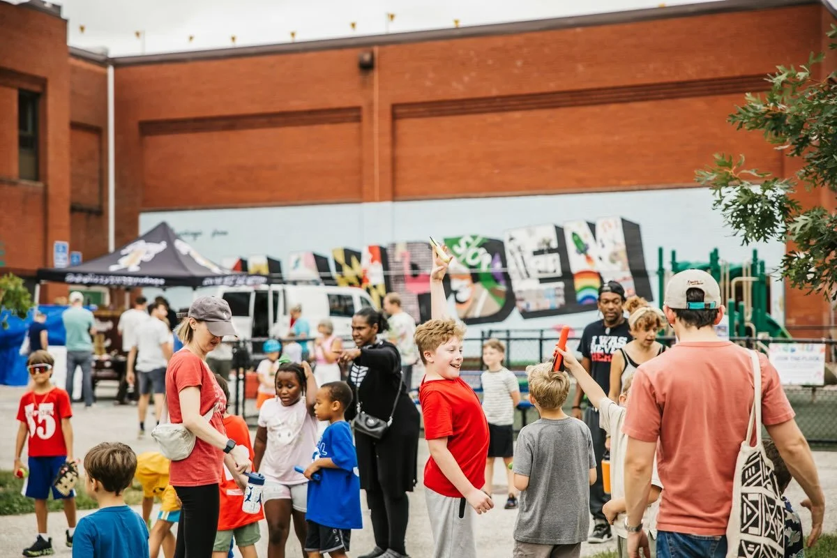 Flamingo Fest in photos. This is our 3rd Fest, and it&rsquo;s a community favorite! We play, eat popsicles, pop bubbles, and make core memories. Thank you to @getmoovinggames, @tonis_faces, @glizzyswagyudogs, three moms that volunteered to plan and o
