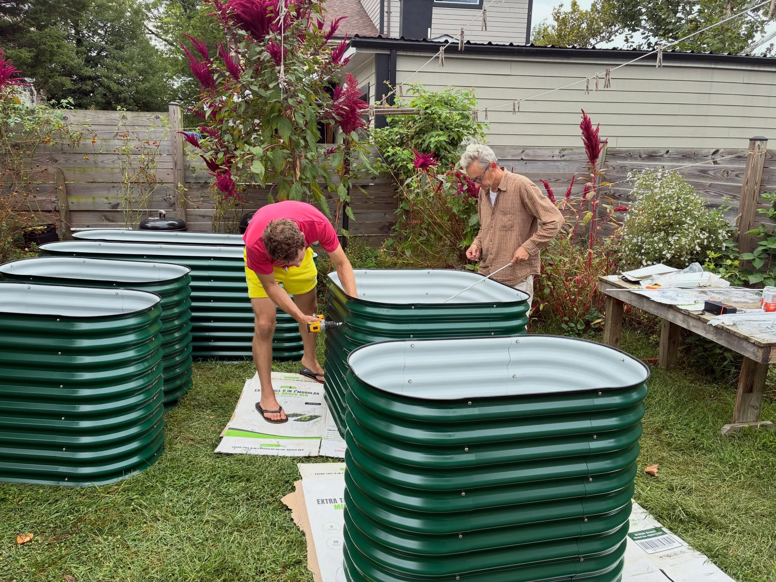 It&rsquo;s happening!! We&rsquo;ve been planning a revamp of our outdoor planters for a long time, and were finally able to purchase new planters and garden beds!! 

Thanks to our generous contributors and parents for building these!