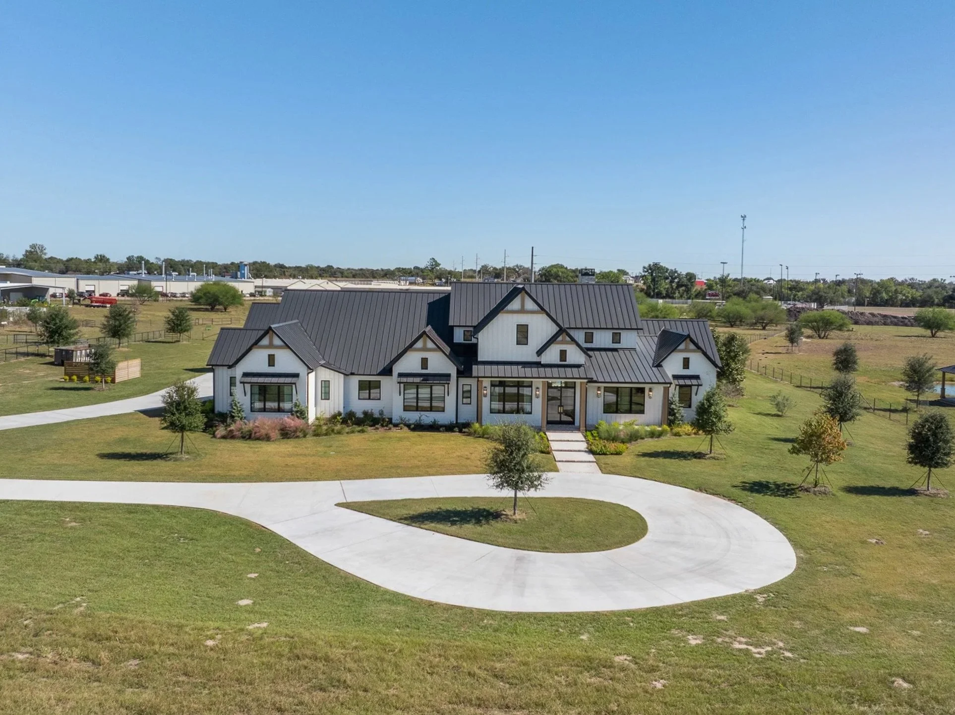 Aerial Front Elevation