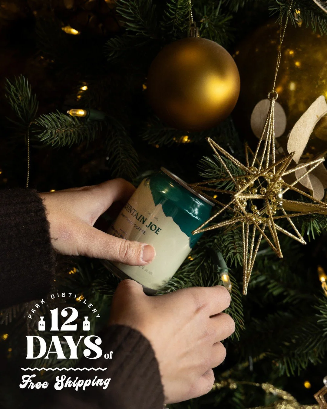 If you take advantage of 12 DAYS OF FREE SHIPPING, your empty Joe cans will serve as beautiful tree decorations.⁠
⁠
Link in bio to decorate your tree today. Sale ends Dec 12 at midnight.⁠
⁠
#drinkmountainjoe #banff #freeshipping #shaft #hardcoffee #m