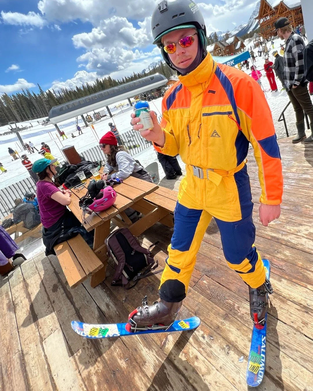 Snow blades of glory, made fast by Mtn Joe.