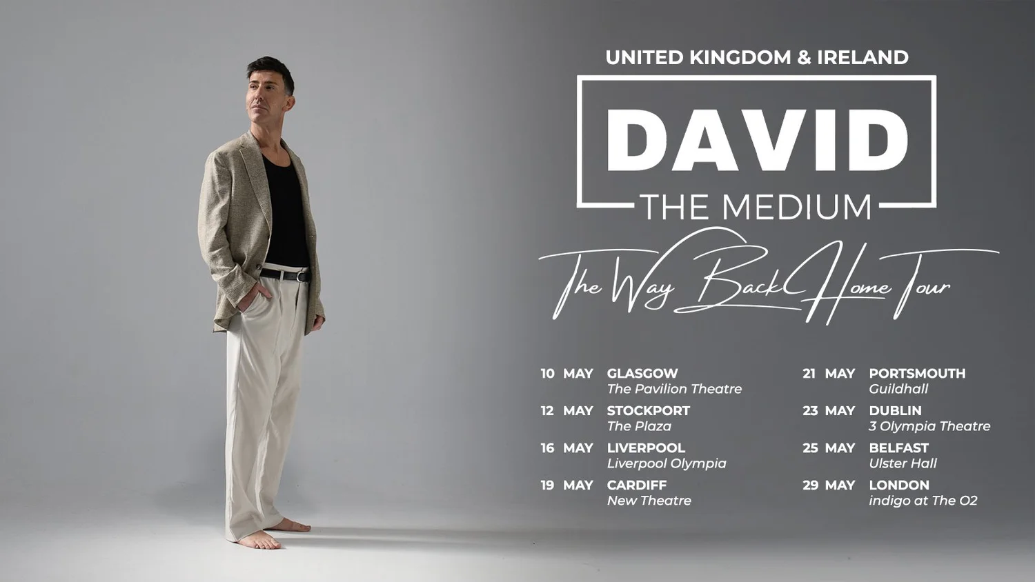 LIVE TOUR — DAVID THE MEDIUM