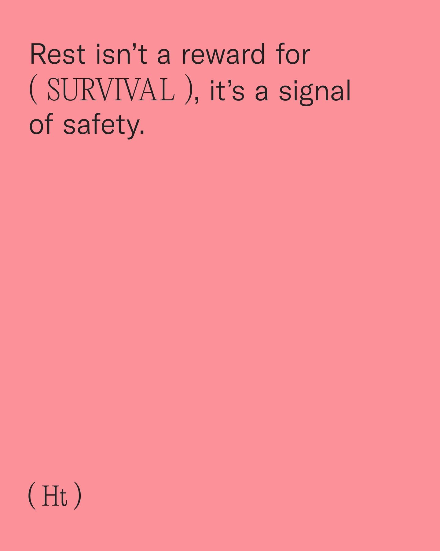 If you felt like an outsider, rest probably never felt neutral. It felt earned, conditional, or unsafe. 

Maybe you were the sensitive one,the observant one. The one who saw what others didn&rsquo;t and paid for it. When you grow up without emotional