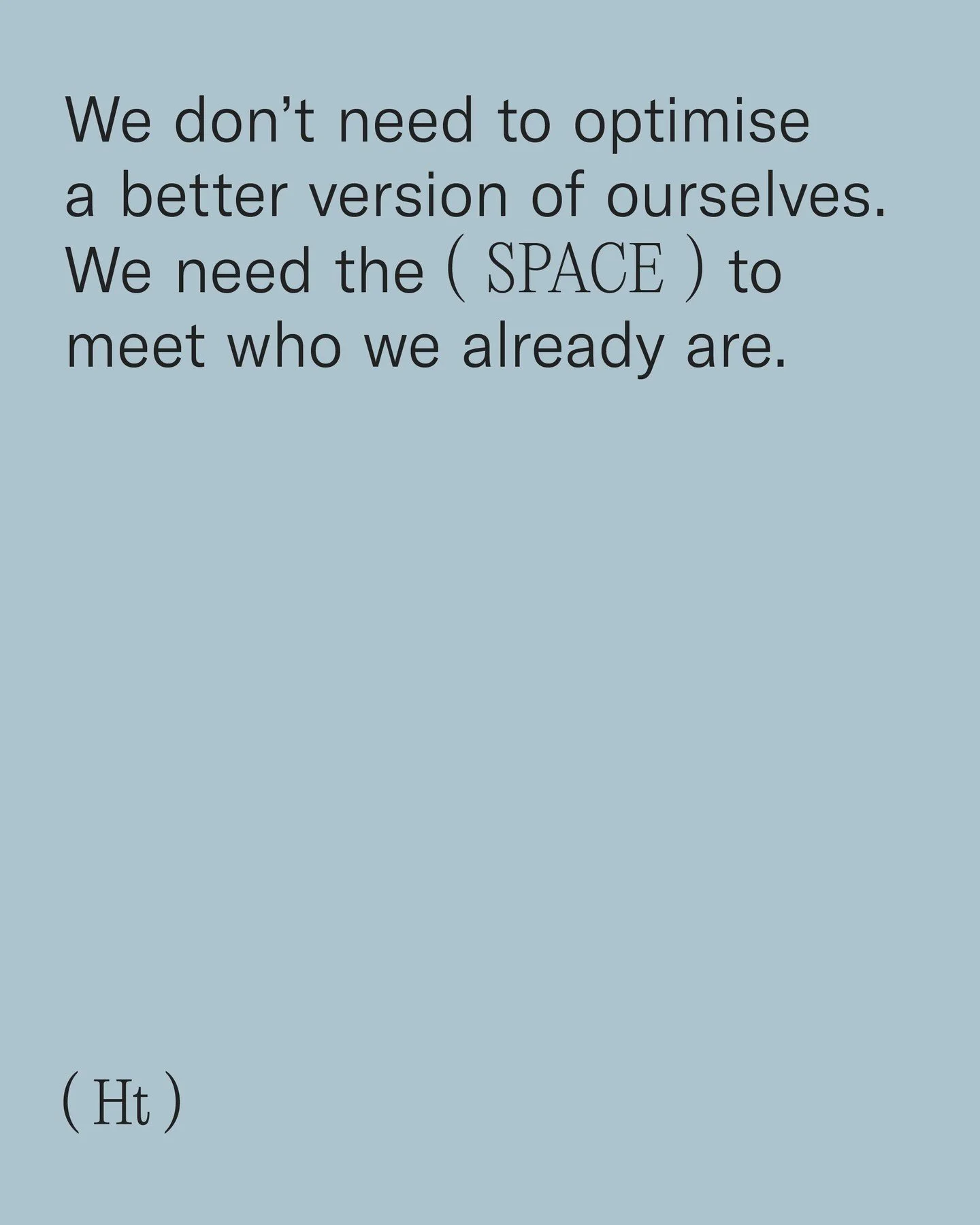 The self-development world tells you to always be conscious. Clear. Grounded. Intentional.
But if you haven&rsquo;t noticed, that&rsquo;s not how being human goes.

Life is unpredictable, messy, and complex. And trying to &ldquo;optimise&rdquo; yours