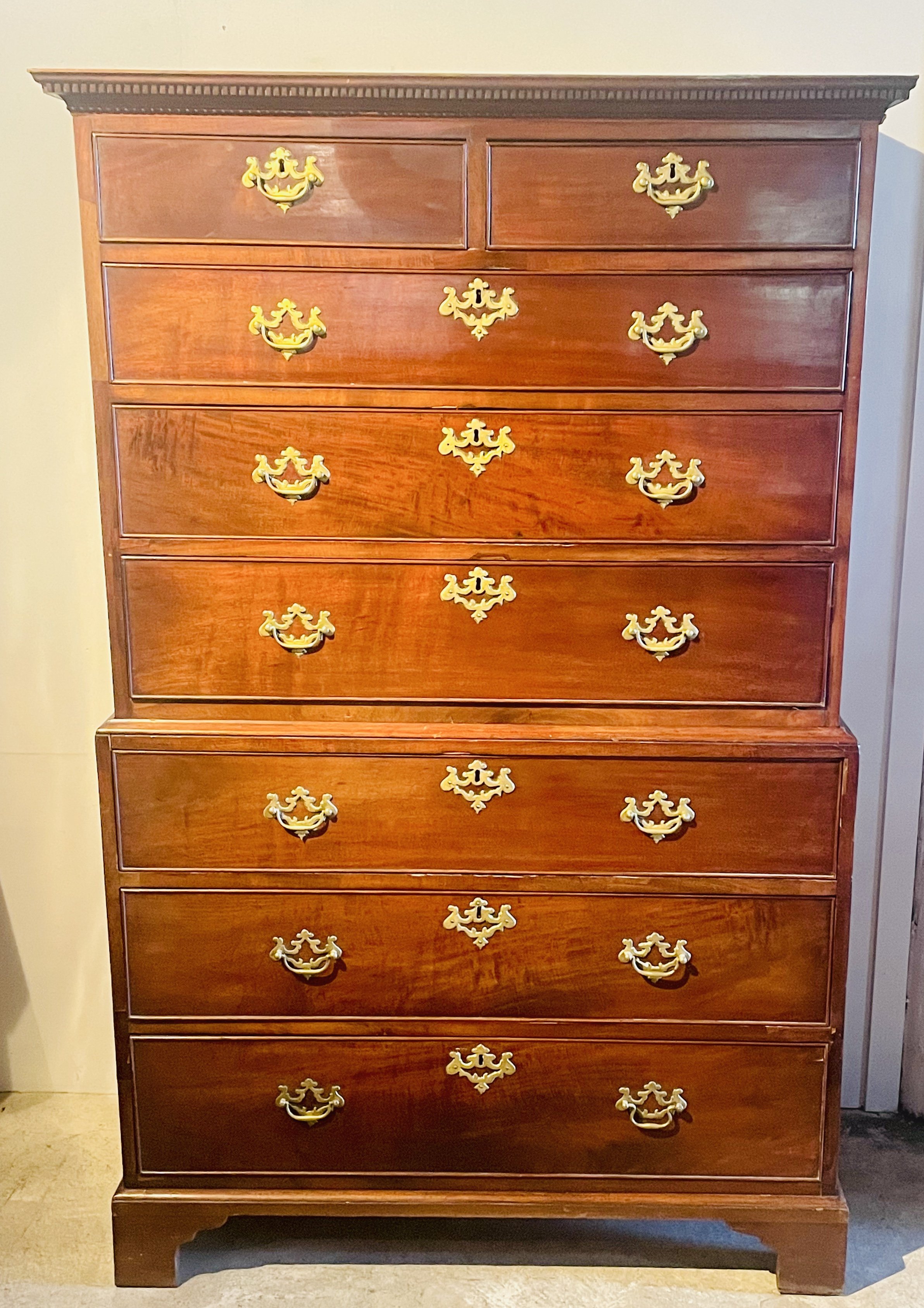 Mahogany Chest On Chest