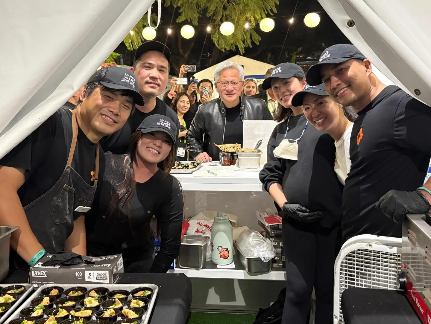 When the Godfather of AI stops by for a bowl of noodles...🤯🍜

We had an incredible time at @nvidia GTC this week but the ultimate highlight was when Jensen Huang dropped by our stand! (this would be our second time meeting him and it never gets old