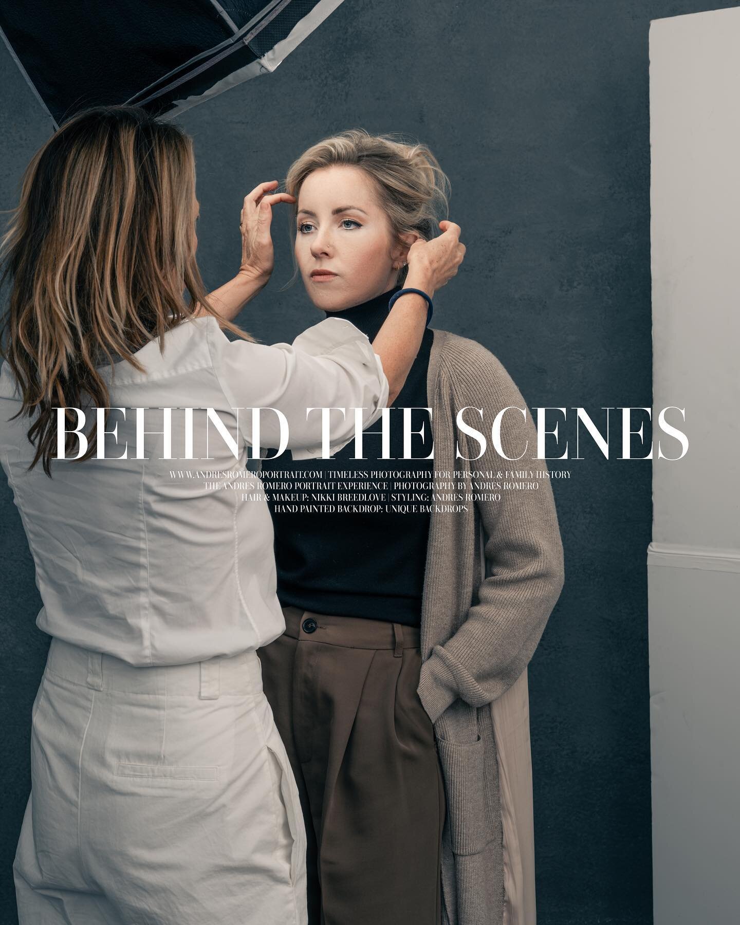 So excited to share more from this session. Here&rsquo;s a bit of behind the scenes with Nikki Breedlove working her magic. 

This set was inspired by Annie Leibovitz&rsquo;s studio portrait of Jennifer Lawrence. It&rsquo;s timeless, elegant, and suc