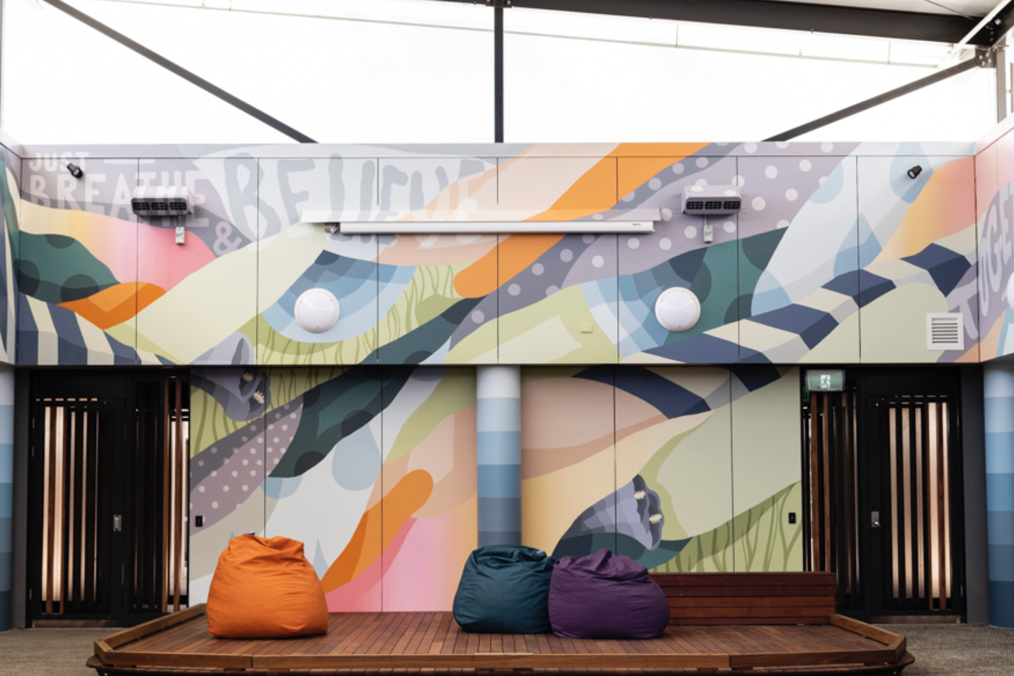 Jacaranda Place Mural 