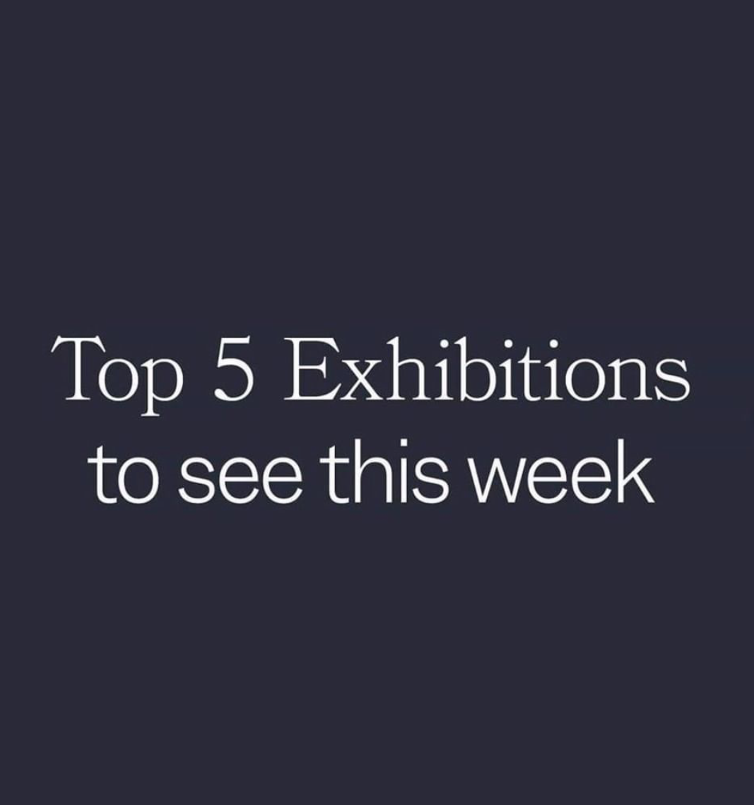 Art Guide Australia Feature: Top 5 Exhibitions  to see this week