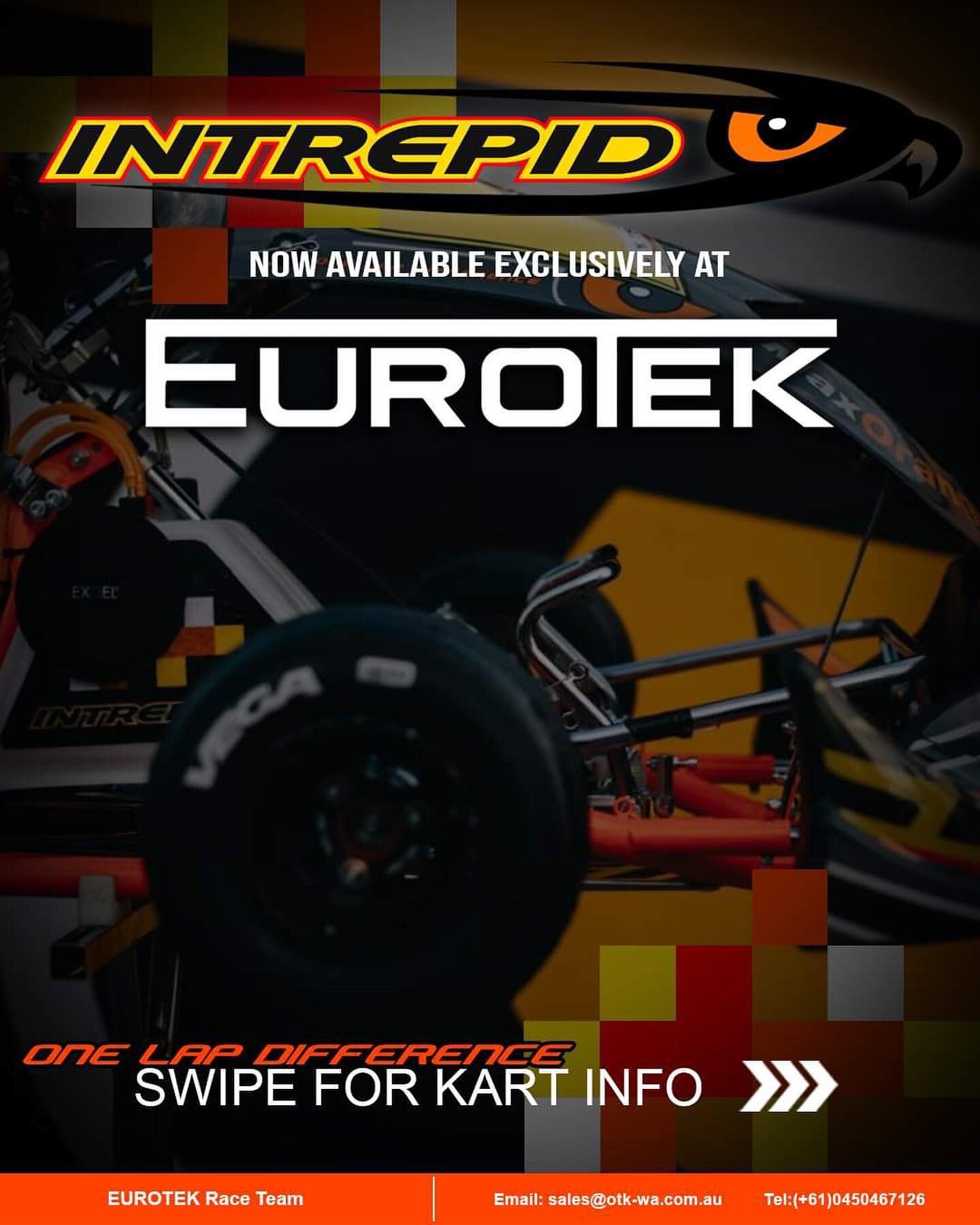 Details of the 2024 INTREPID DRIVER PROGRAM AUSTRALIA coming soon.

Join the Program and order your new INTREPID ready for 2024.

#eurotek #intrepid #maxorange #onelapdifference #cruiser #speedy #karting #fun #winning #keeppushing #forevertuning