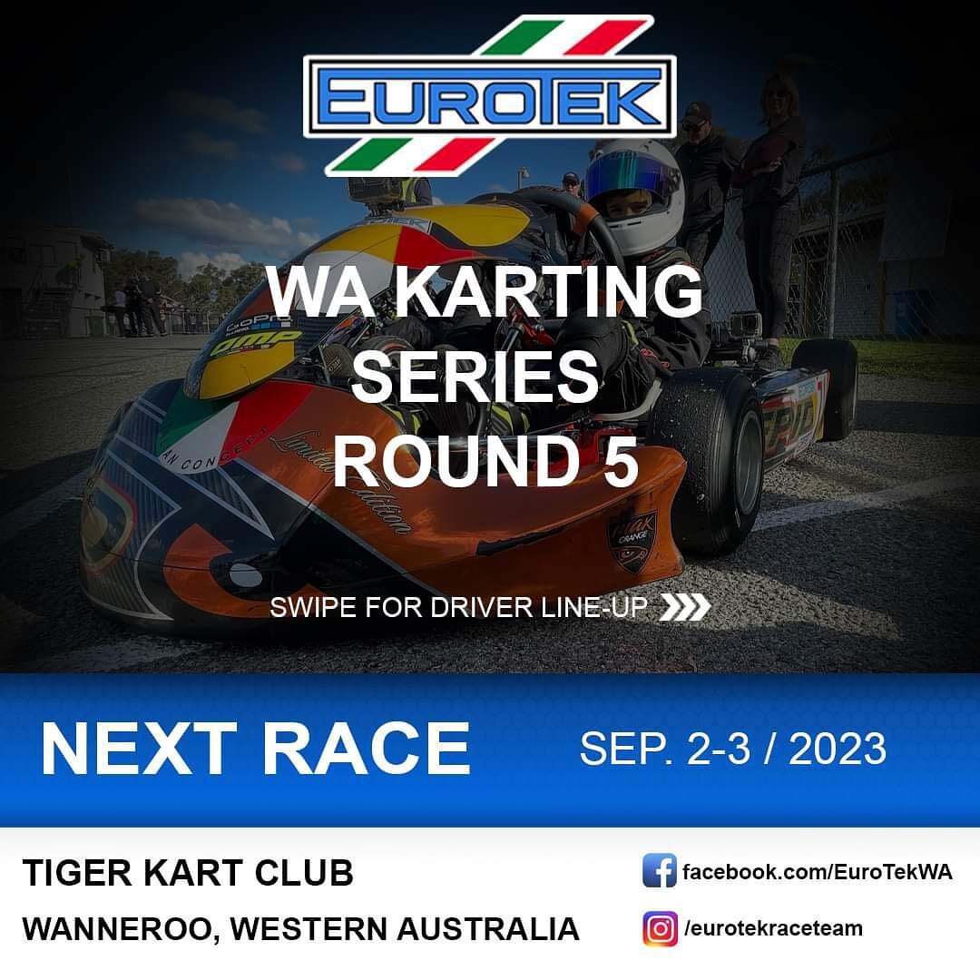 After an awesome weekend and final round to the AKC in Melbourne, it&rsquo;s straight into another action packed weekend for the City of Perth Titles by @tigerkartclub let&rsquo;s go!!!

#eurotek #intrepid #cruiser #speedy #maxorange #onelapdifferenc