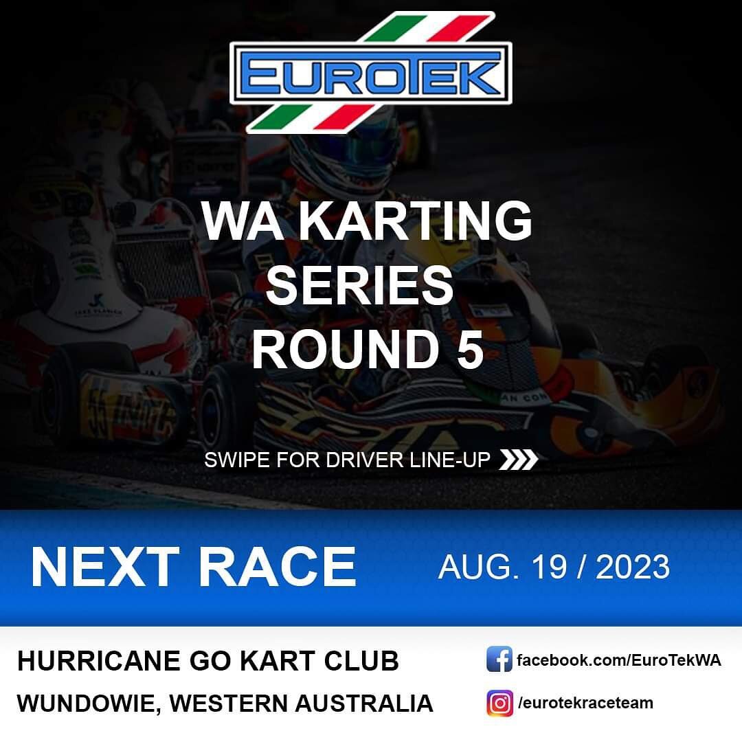 Next Open Meeting = King Of The Hill / WA R5

Should be a fun and competitive weekend!

#eurotek #tonykart #racer401rr #tonykartaus #intrepid #cruiser #speedy #maxorange #iame #vortexengines #tm #lecont #vrooamlubricants #tillettracingseats #karting 