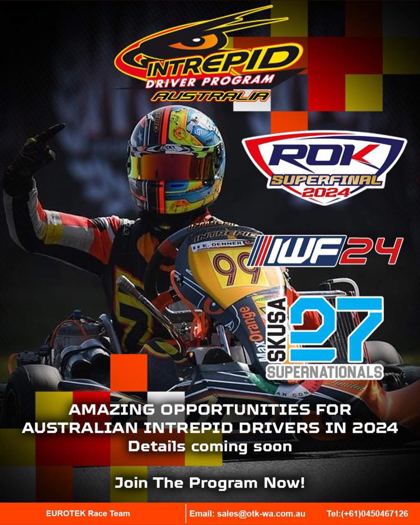 With the 2023 Karting Season all but completed, it&rsquo;s that time of year to look ahead to 2024.

In 2024, EUROTEK will pursue the WA Karting Series, AKC and selected World Finals events in the latter months. We will not look to transport karts be