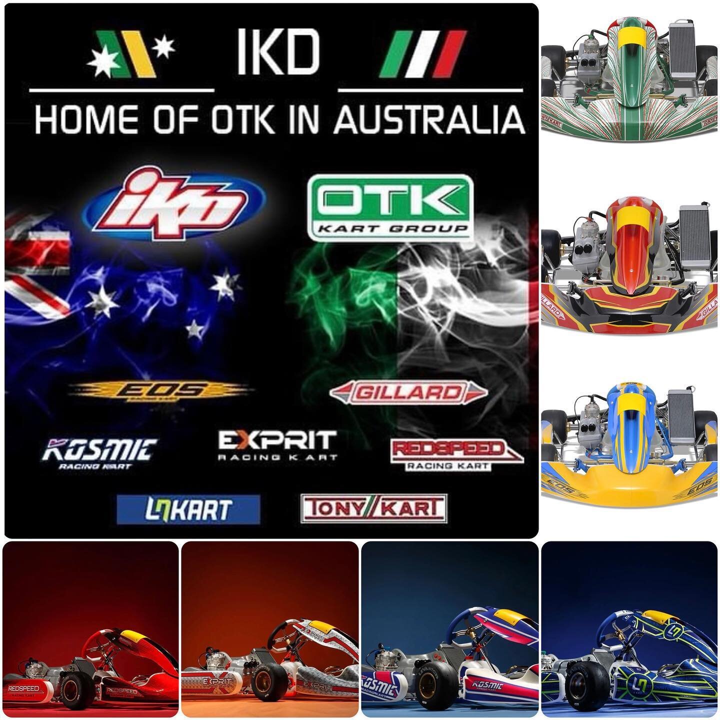 EUROTEK are very proud and pleased to announce our extension to offer the full range of OTK Chassis in Western Australia through IKD,  @otkkartaus and @tonykartaus 

From 2024, our WA Race team and Kart Shop will offer support for all colours of OTK 