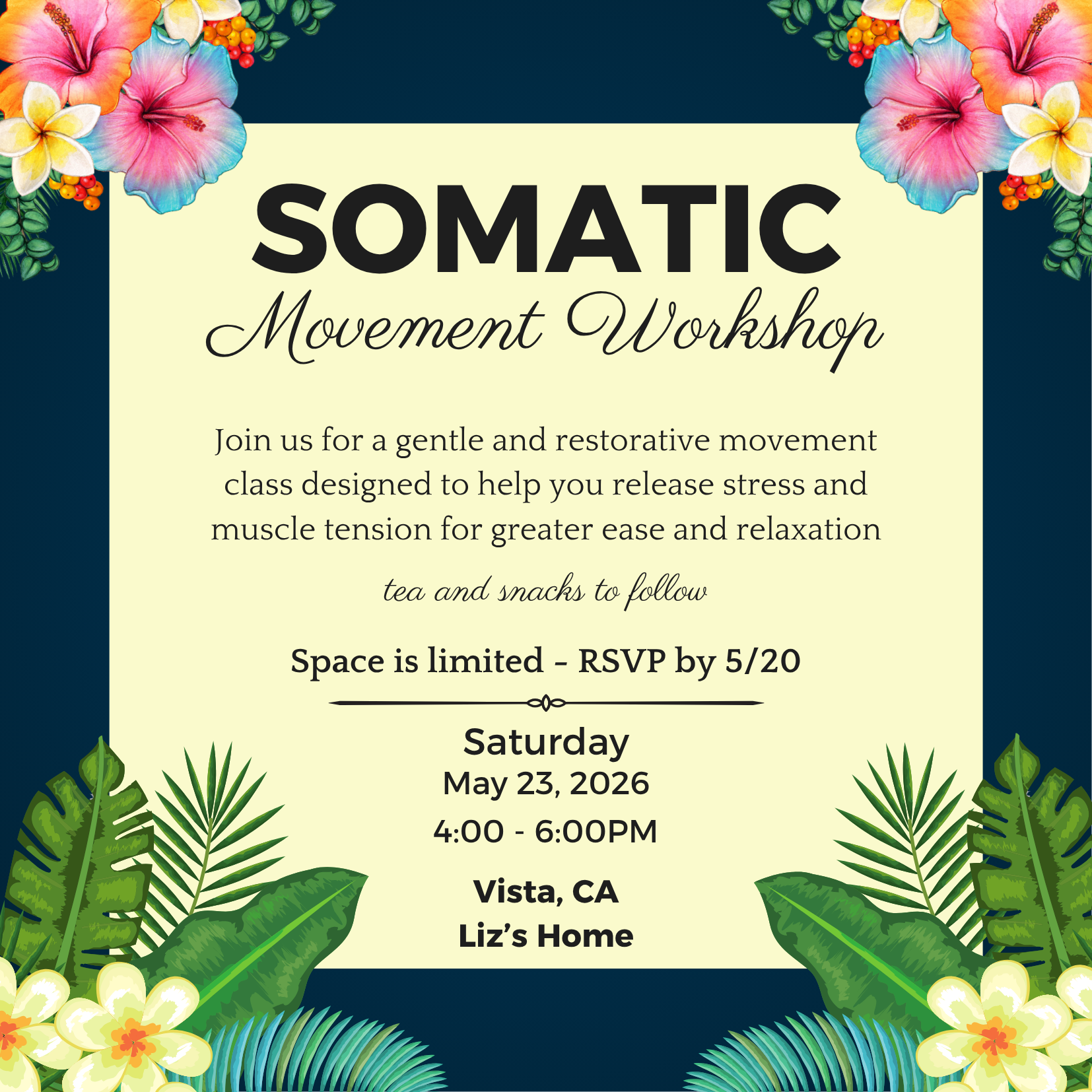 Somatic Movement Workshop