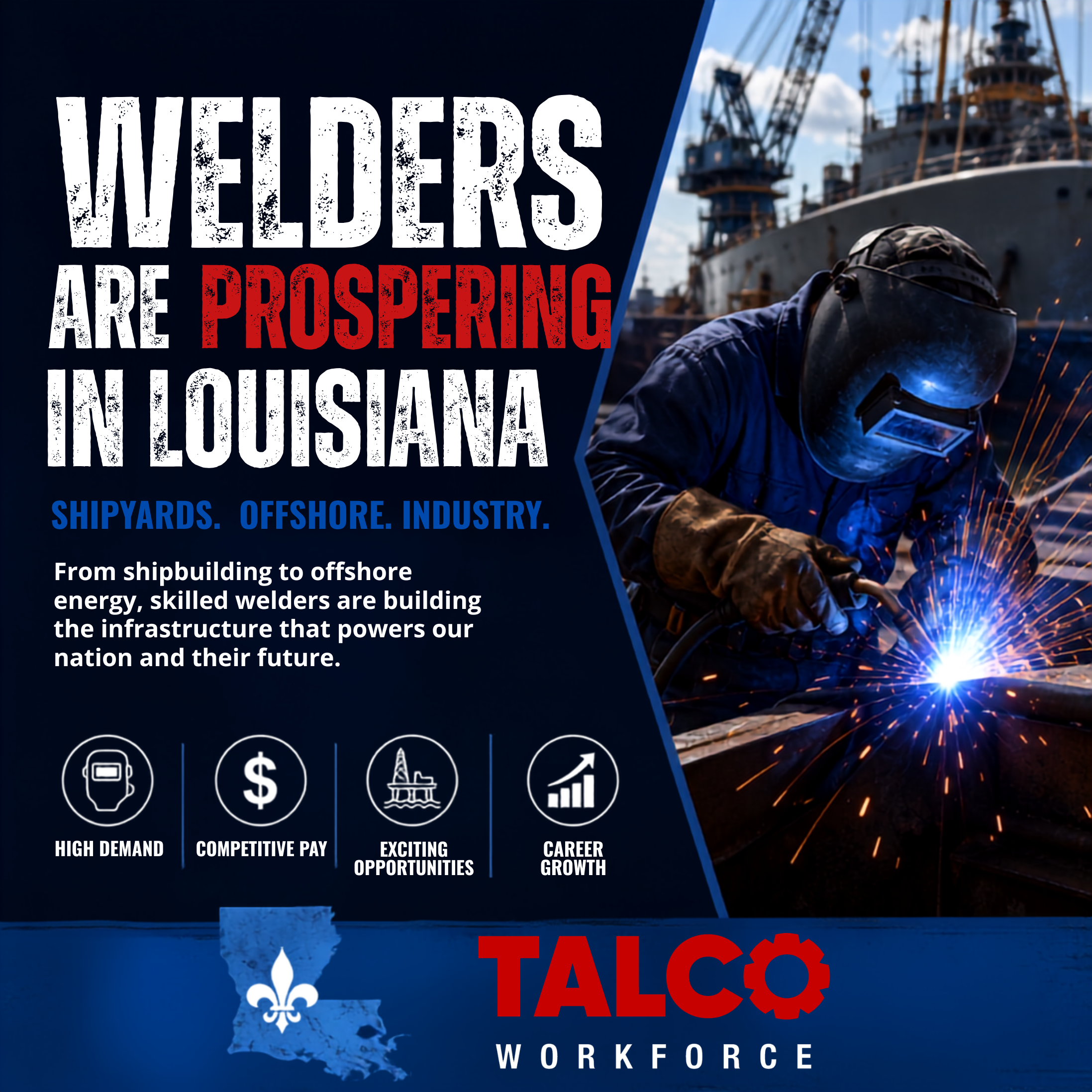 Why Shipyard and Offshore Welders Are Thriving in Louisiana