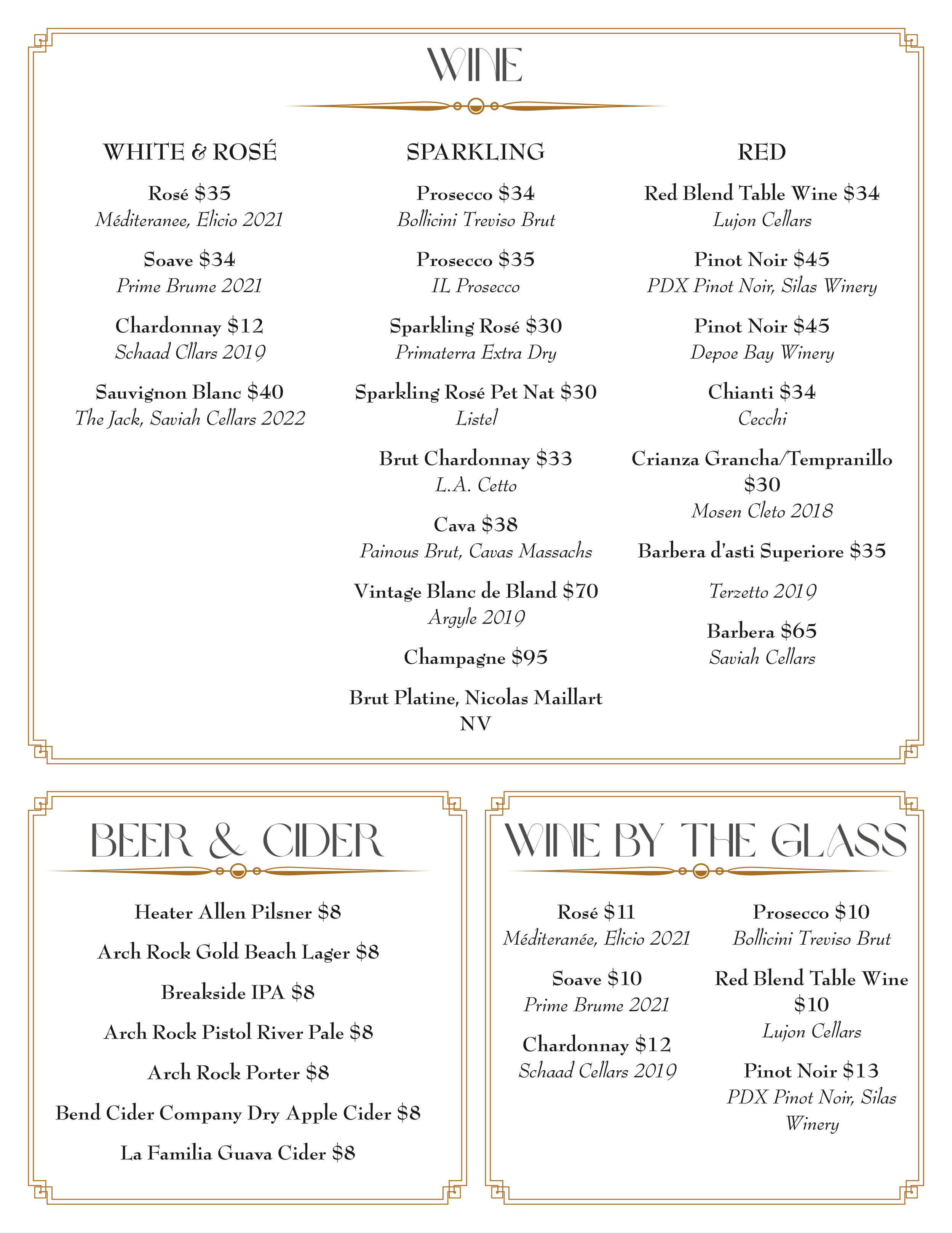Menu Hearth & Table