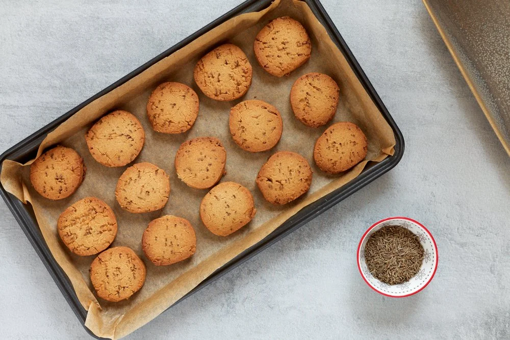 Jeera Biscuits with Lemon Zest