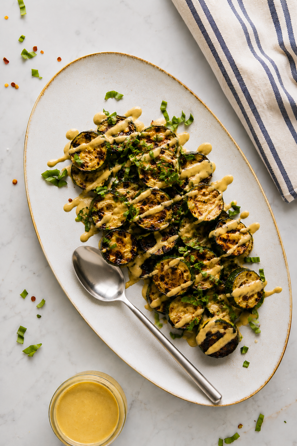 Sunbird with Sauteed Zucchini