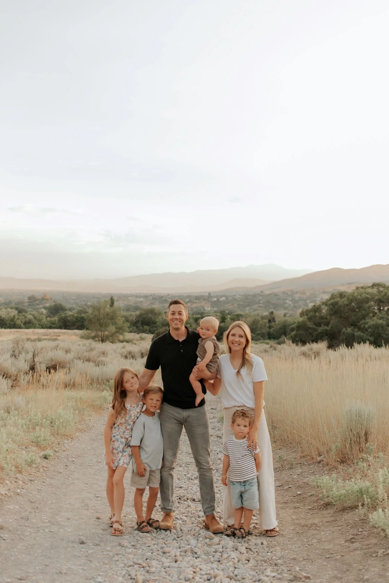 Founder of Kestrel Kitchen with her family