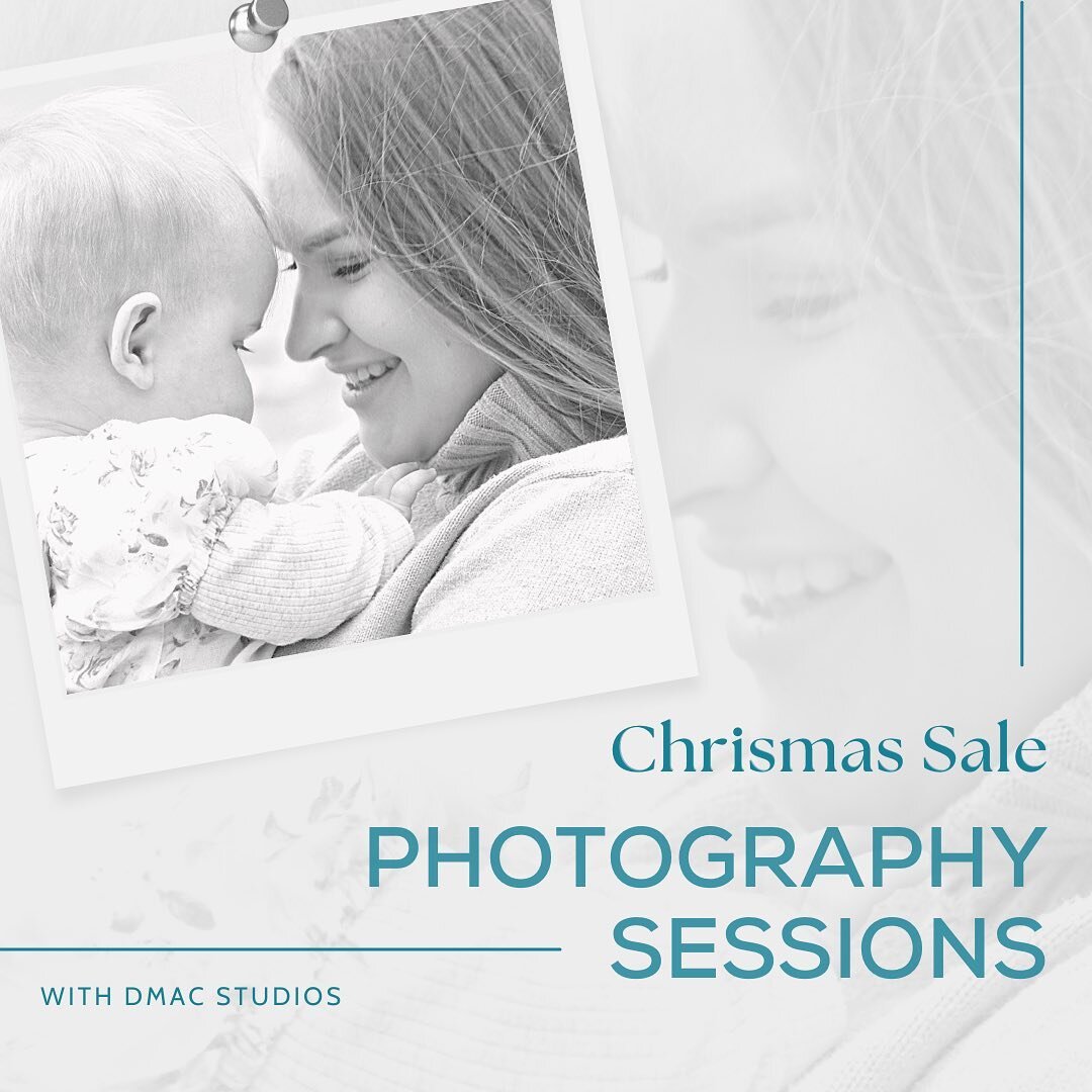 Capture the magic of the holiday season with my Christmas Sale on photo shoots!🎄✨

Gather your loved ones, whether it's your family, your significant other, or even just yourself, and let us create beautiful memories together!

Book before November 