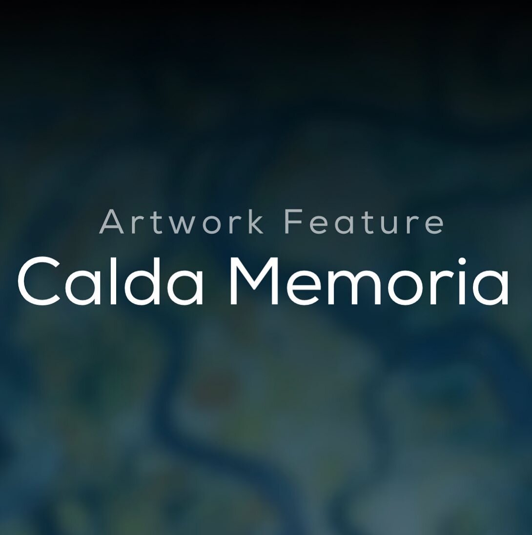 Introducing Calda Memoria 🎨 

Created with mixed media on canvas paper. This artwork aims to embody warmth and curiosity. 

The main objective with this piece was to play with texture and movement. To loosen up and allow for creative wonder without 