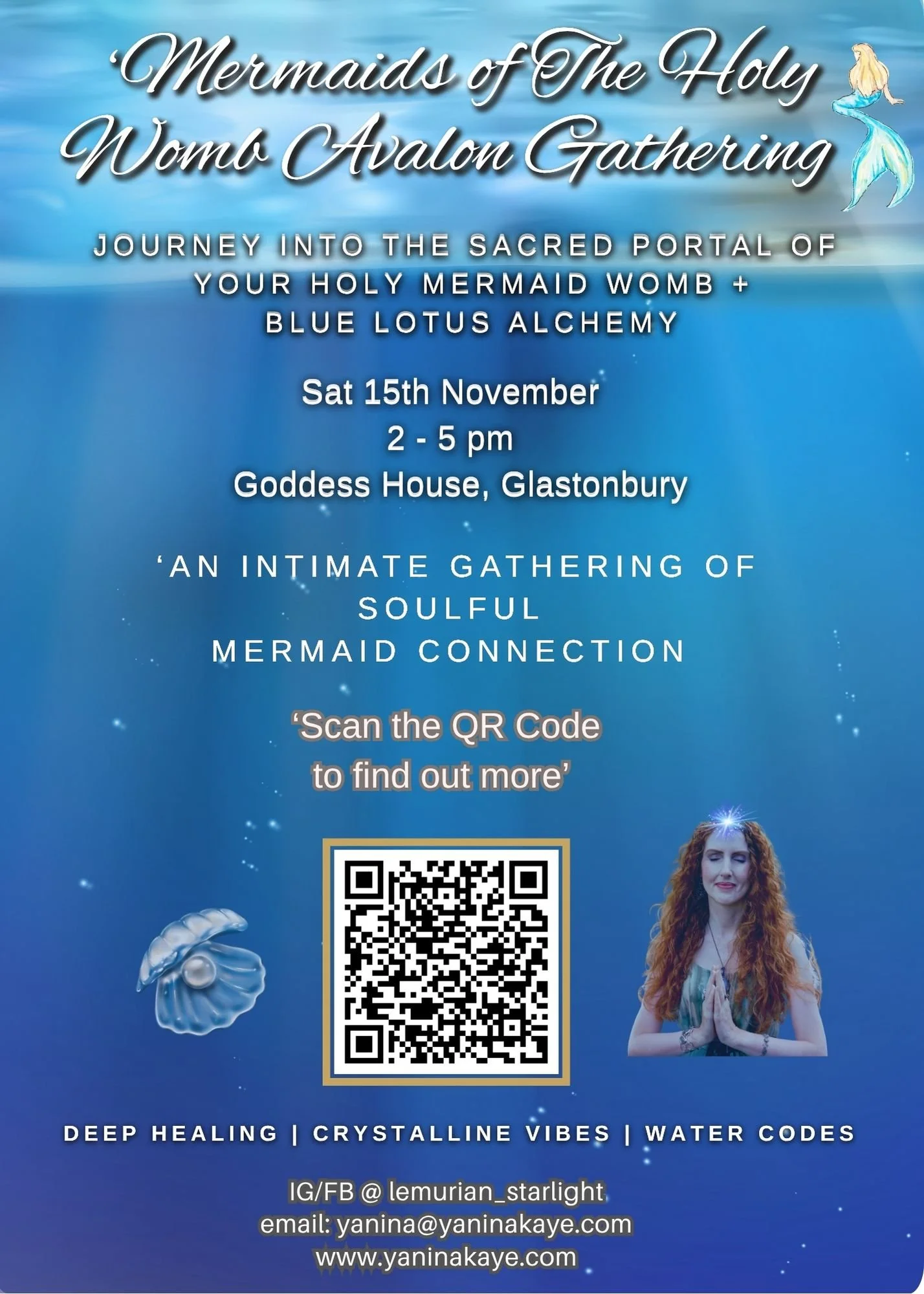 Mermaids of The Crystal Holy Womb + Blue Lotus Alchemia Avalon In-person Gathering