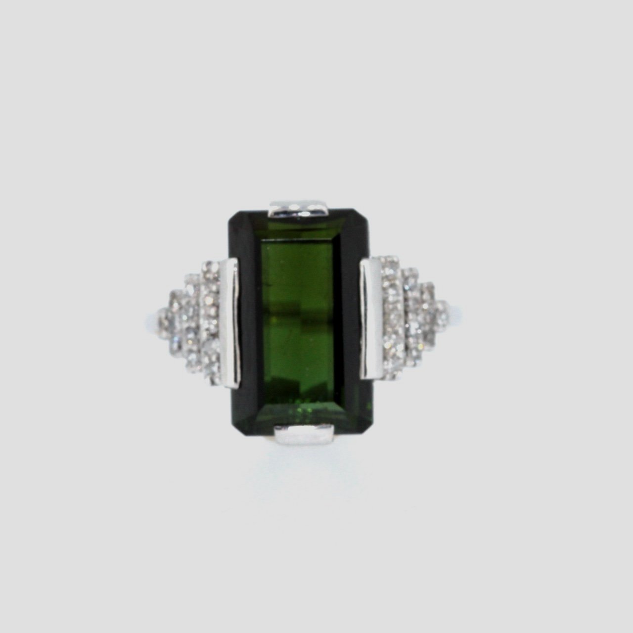 1970s Tourmaline And Diamond Ring
