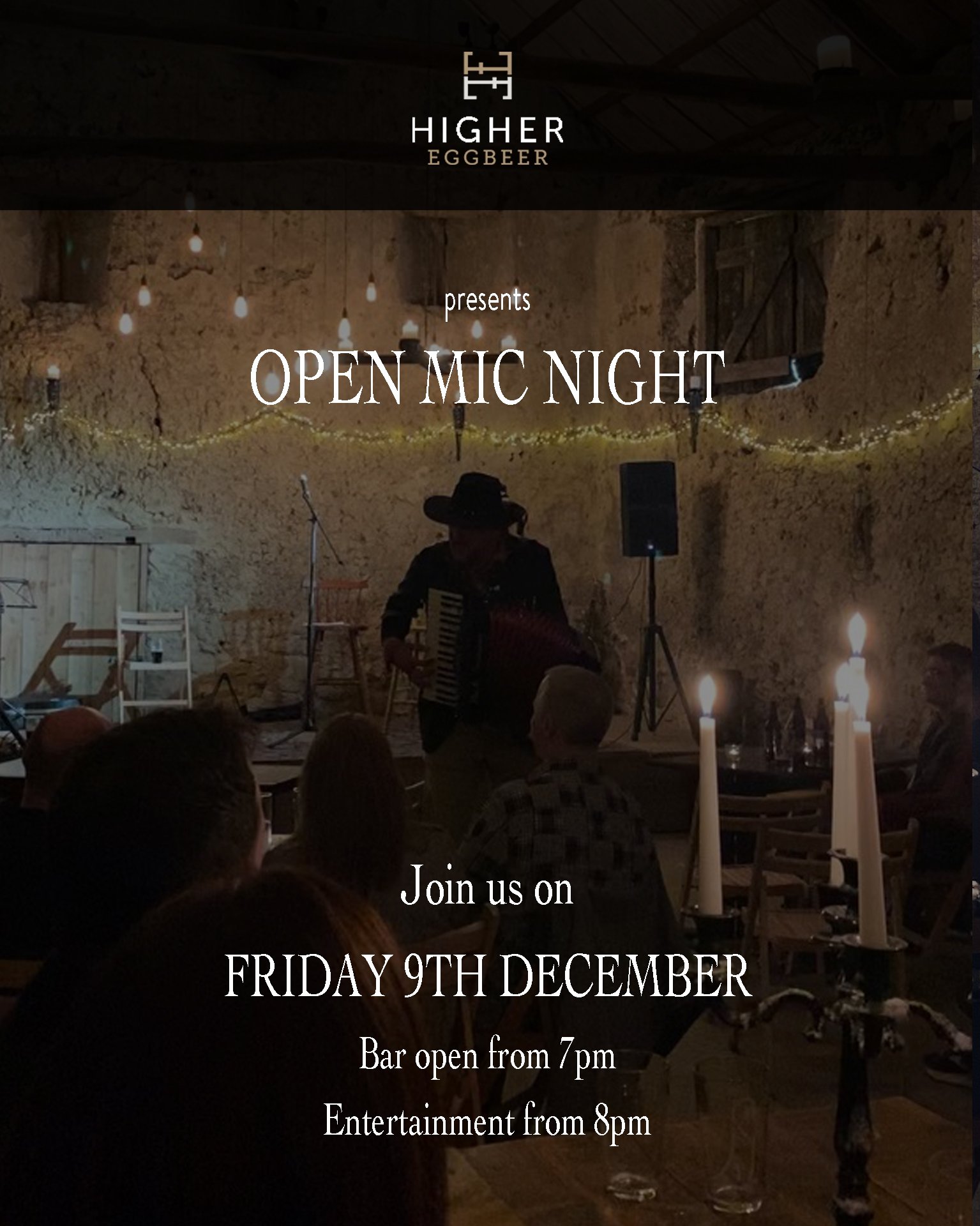 Open Mic Night - Higher Eggbeer Farm