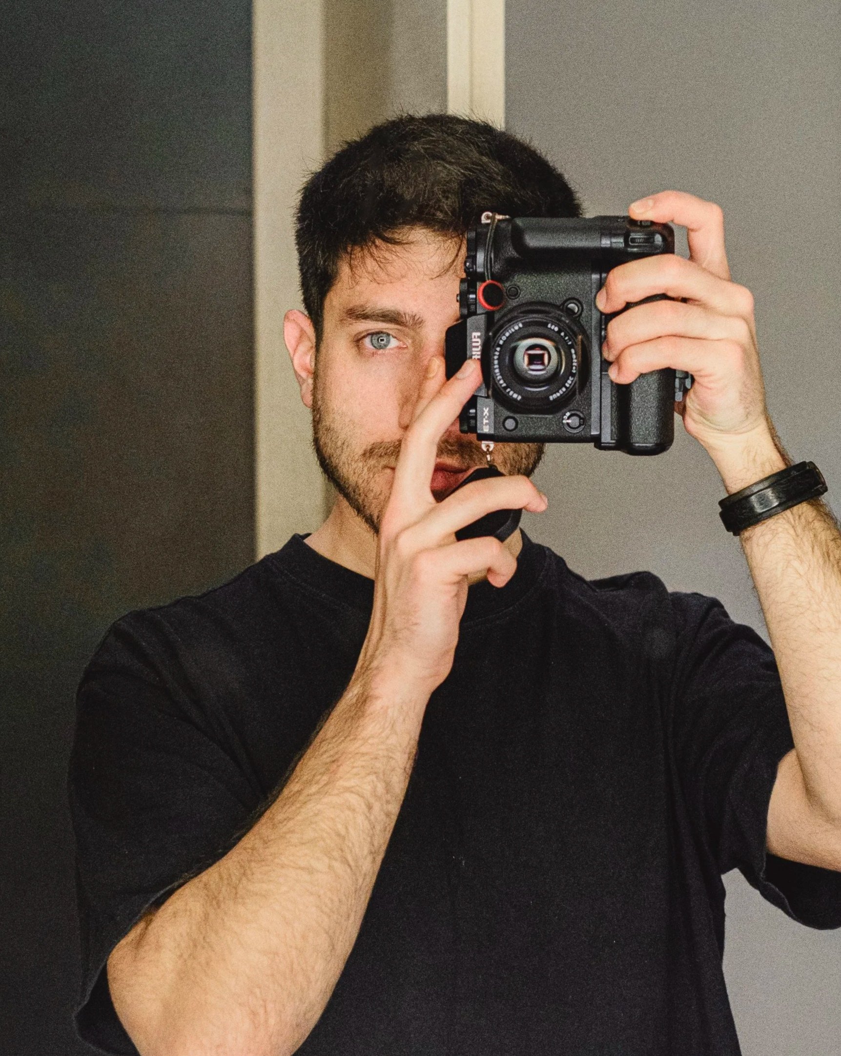 Self-portrait of Mario Vastola, Italian photographer based in Naples.