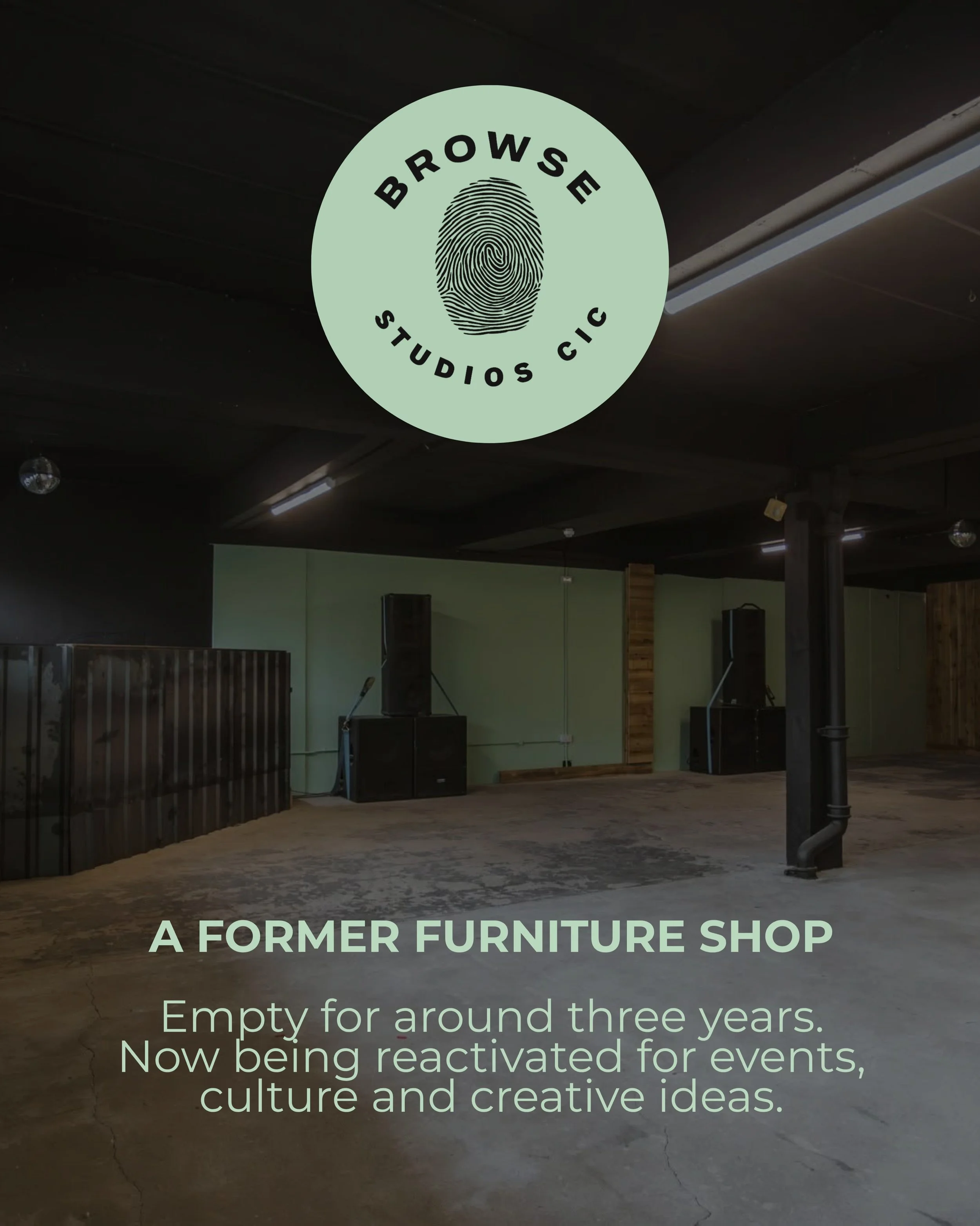Our city centre event space is available to hire, with flexible options across upstairs and downstairs.

From private parties and Christmas work nights to launches, networking, workshops, screenings, exhibitions, pop-ups and live events, Browse Studi