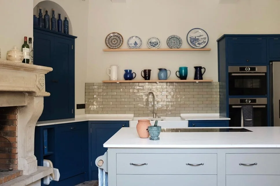Project completed! Our biggest one yet. 

Designed by @melalport for her clients in the Languedoc, it was handmade at our workshop in Cambridge then shipped down for fitting.

The quality of materials really make this kitchen. Solid beech shaker door