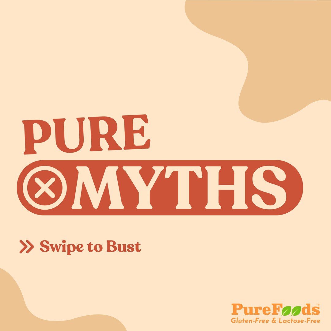 Are you new to the Gluten-free universe?
Is the whirlwind of information overwhelming you?
The PureMyths buster is here to help you steer your way through the storm! 
#ElevateYourGlutenFreeLifestyle

#PureFoods #glutenfreemyths #mythsbusters #goodgra