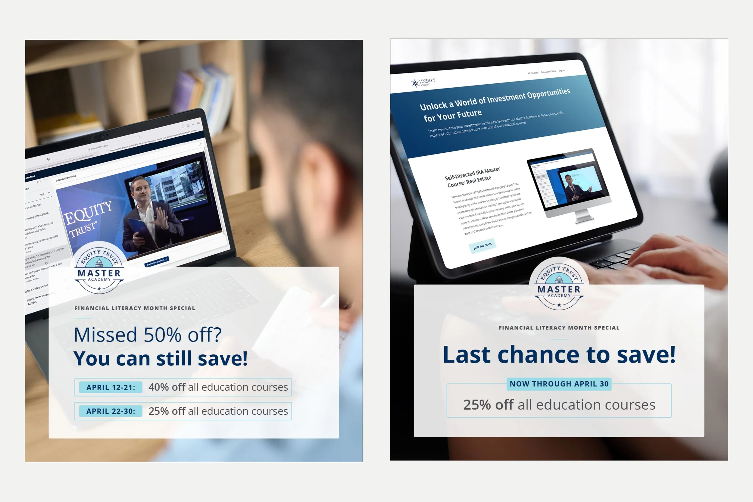 Social posts for the campaign.