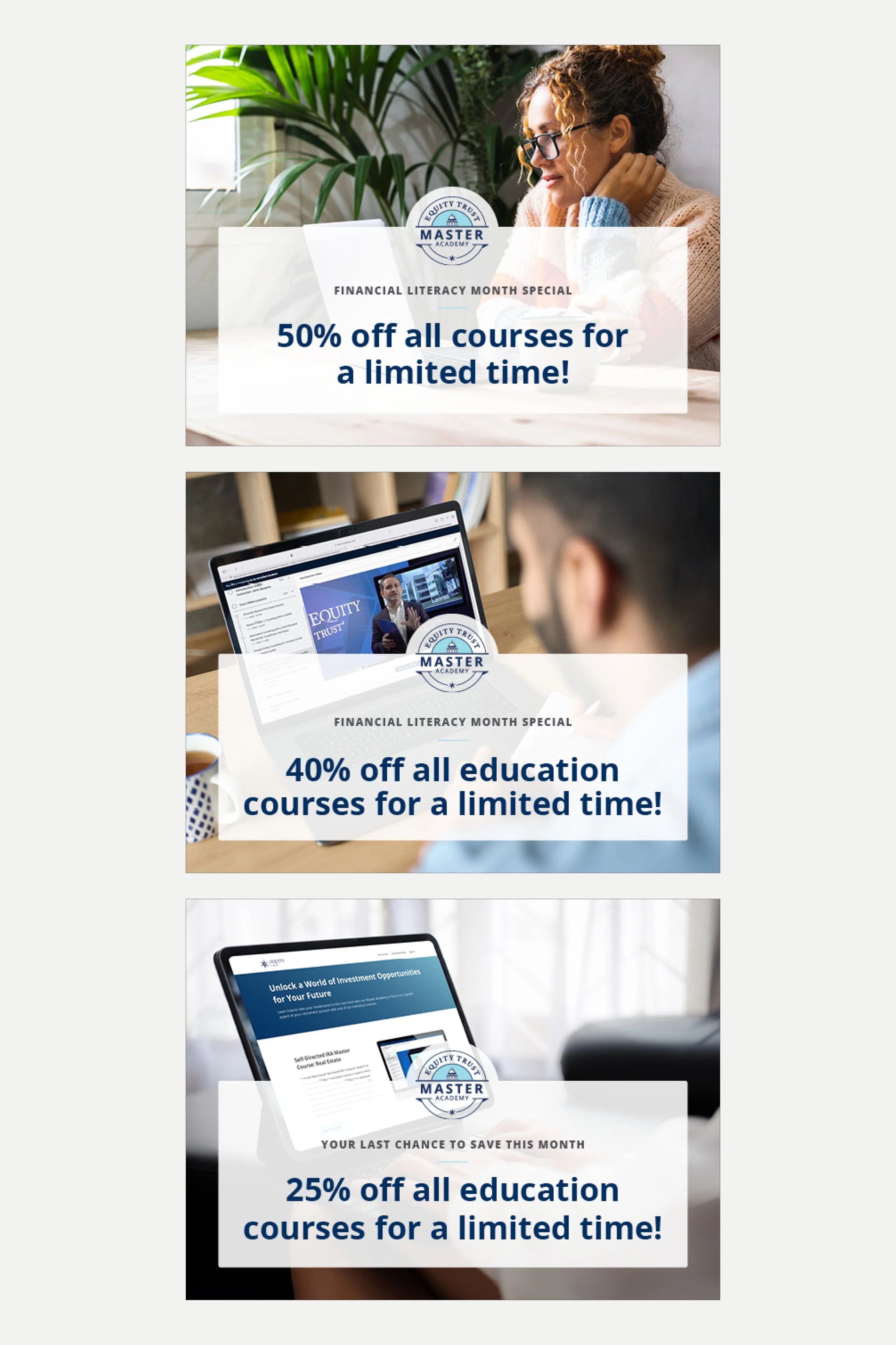 Email campaign imagery.